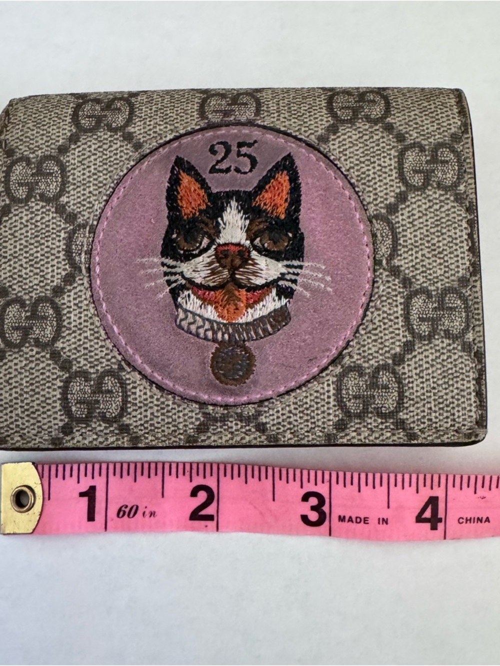 Authentic Gucci Supreme Bosco The Cat Wallet - Picture 11 of 12